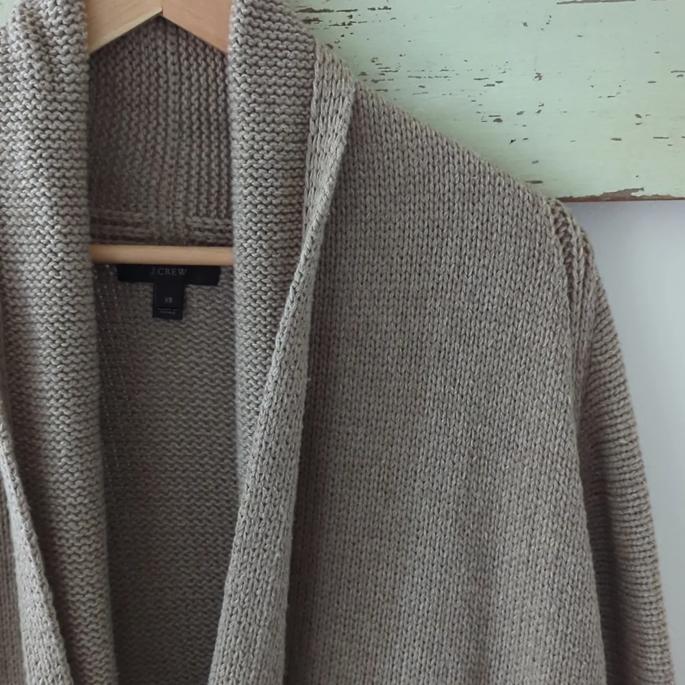 J. Crew oversized tan